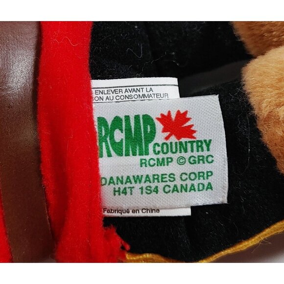 RCMP Country Plush Moose Royal Canadian Mounted Police Sergeant Bullmoose - Picture 4 of 4